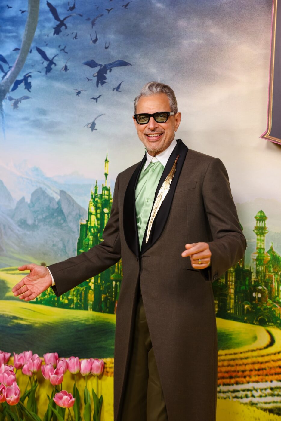 Jeff Goldblum's Jacques Marie Mage sunglasses at the Sydney Premiere of Wicked.
