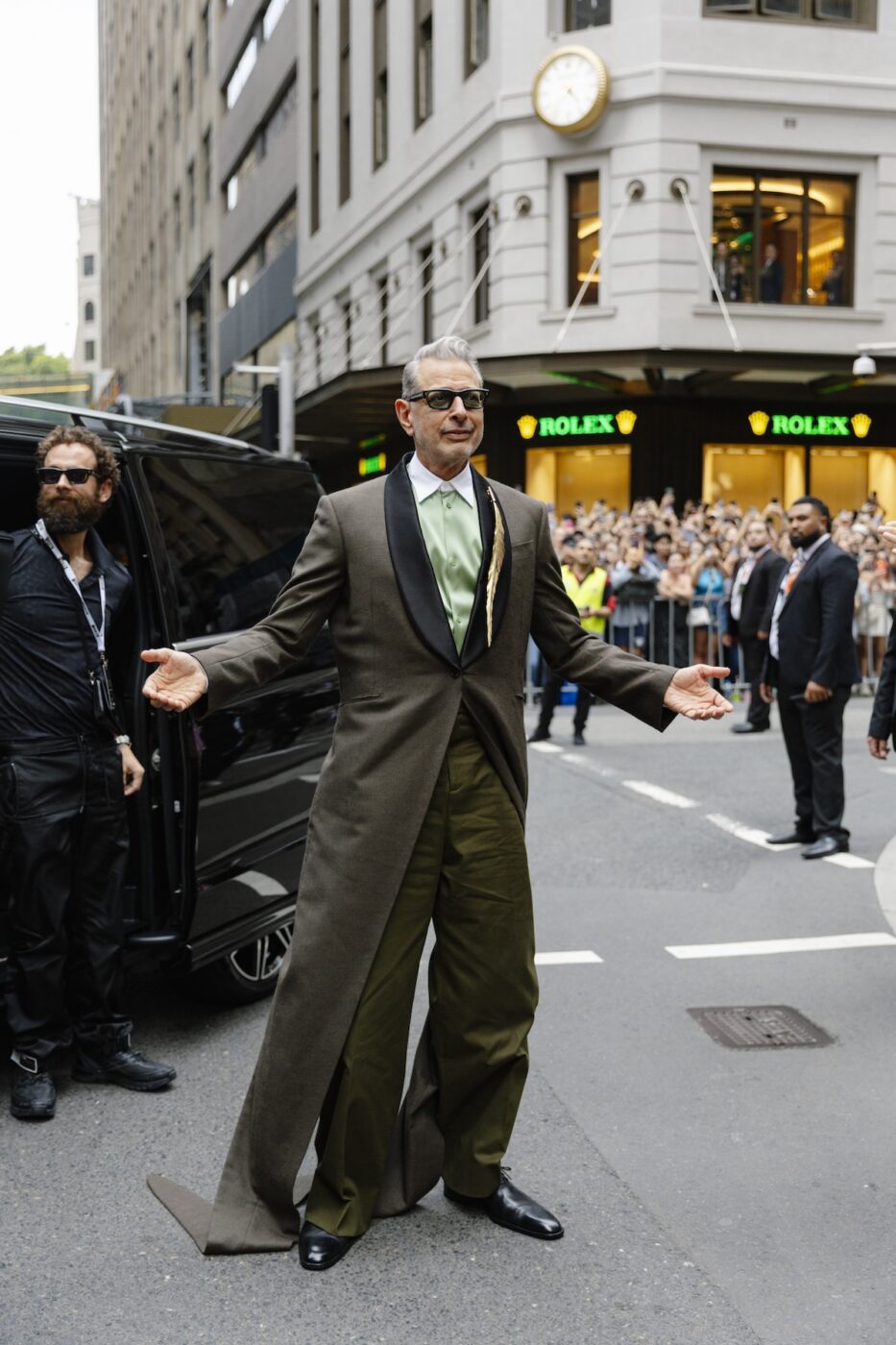 Jeff Goldblum attends the Wicked premiere in Sydney, at the State Theatre