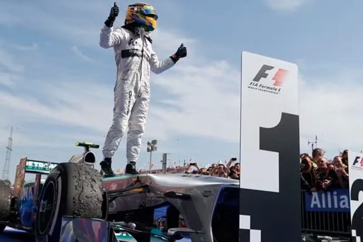 Lewis Hamilton's Hungary Grand Prix Mercedes