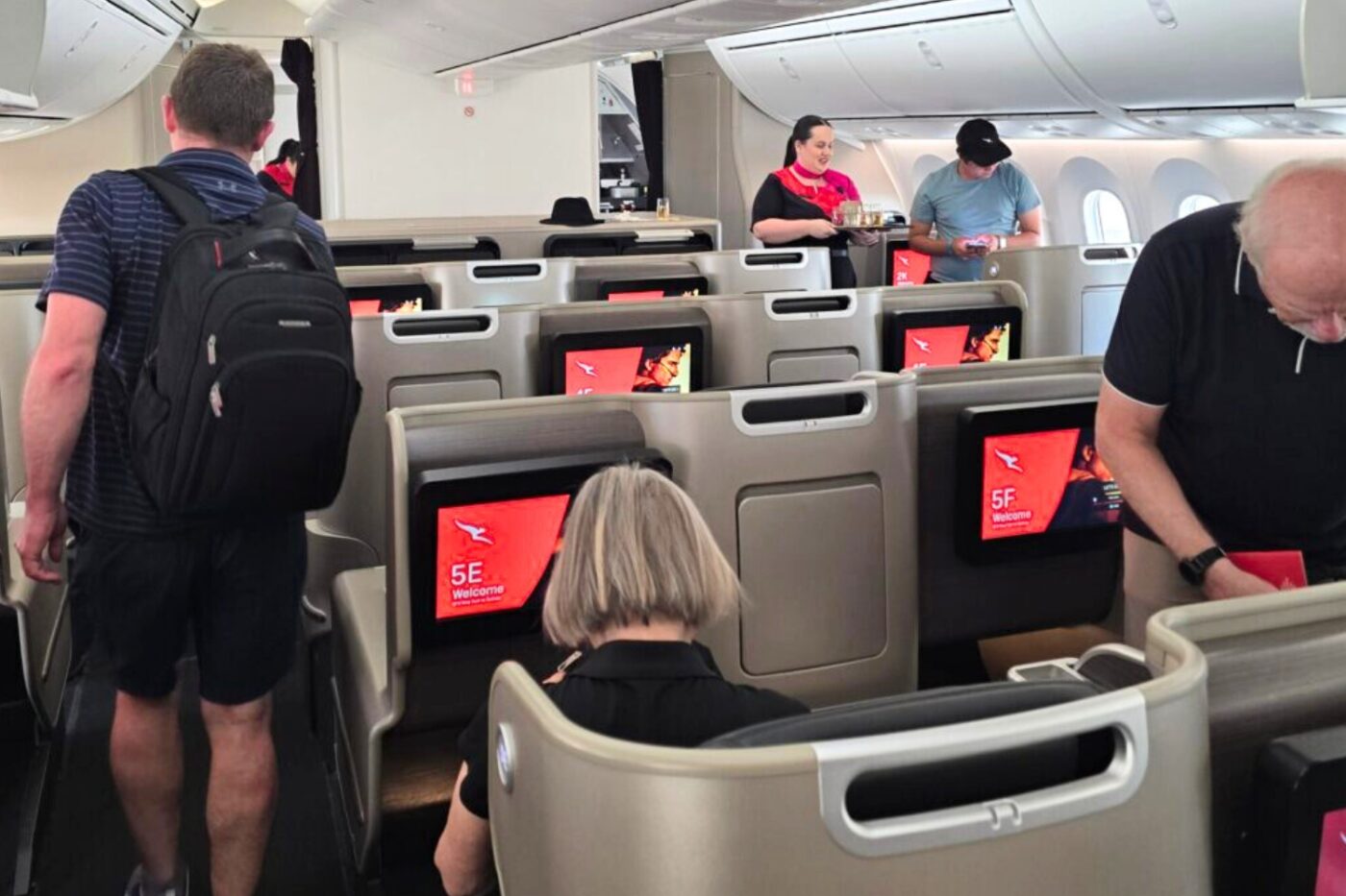 Qantas Dreamliner 787 Business Class
